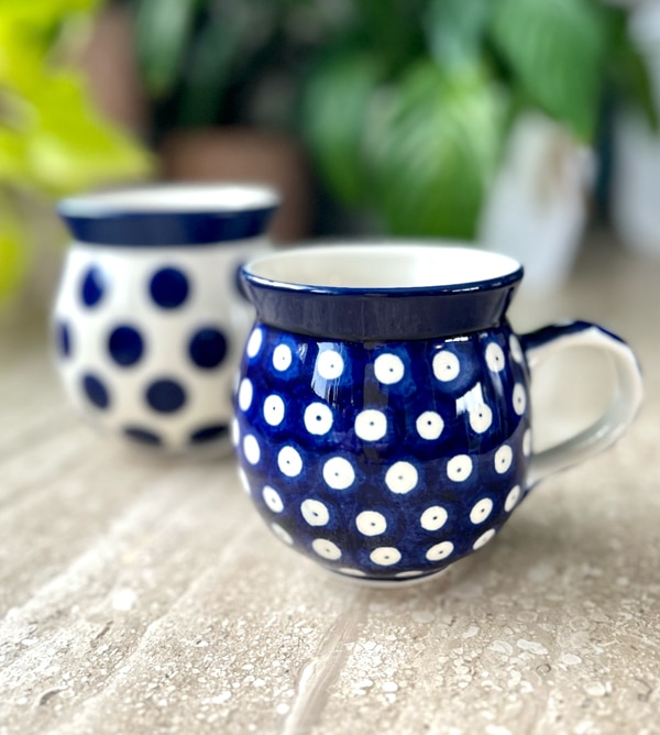 ceramika bolesławiec, porcelana bolesławiec, bolesławiec, kubki