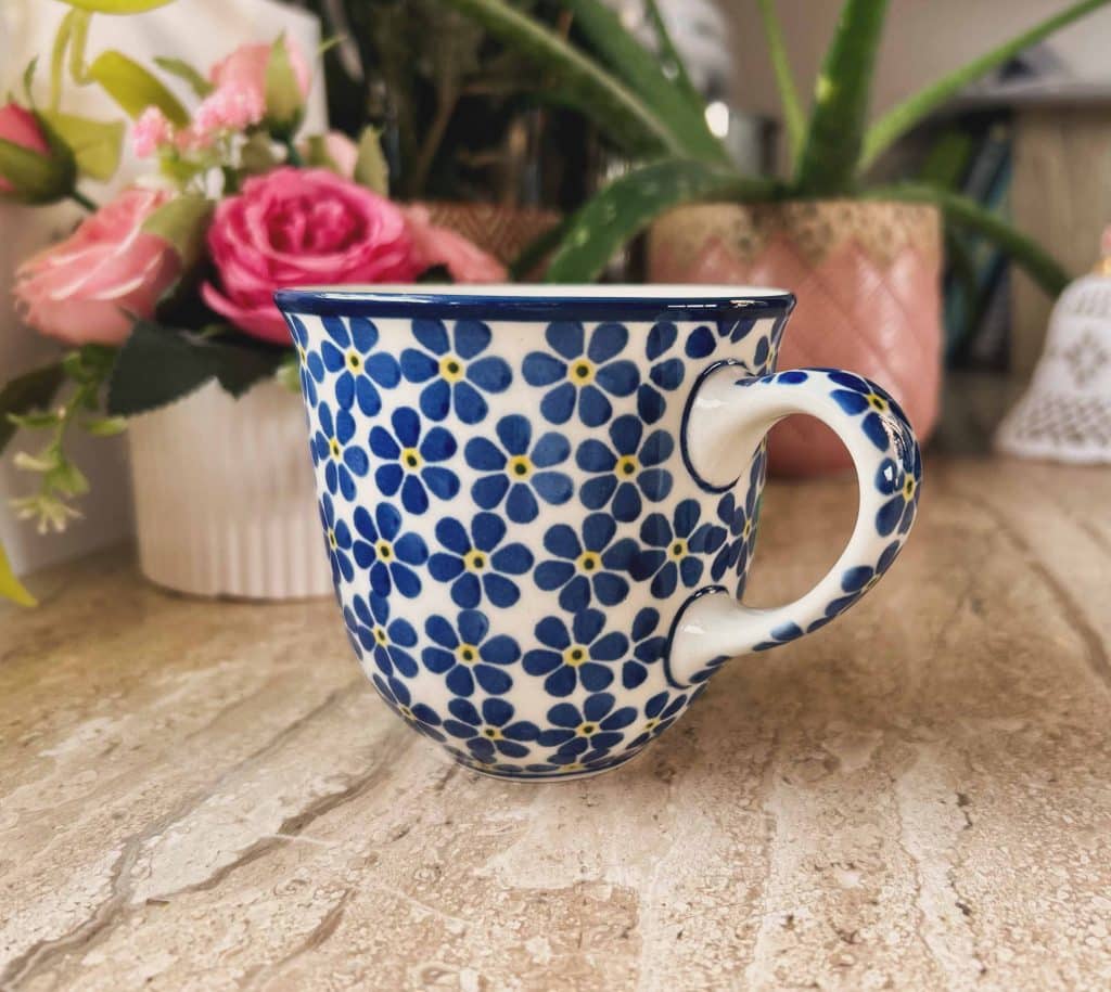 kubki do kawy, bolesławiec, kubki ceramiczne, kubki bolesławiec