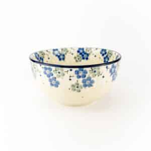 Miska, miski, salaterka, miska w kwiaty, miska bolesławiec, miska ceramiczna, duża miska, zastawa stołowa, naczynia ceramiczne, ceramika Bolesławiec