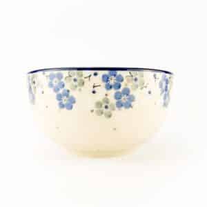 Miska, miski, salaterka, miska w kwiaty, miska bolesławiec, miska ceramiczna, duża miska, zastawa stołowa, naczynia ceramiczne, ceramika Bolesławiec