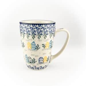 kubek do kawy, ceramika bolesławiec, kubek, elegancki kubek