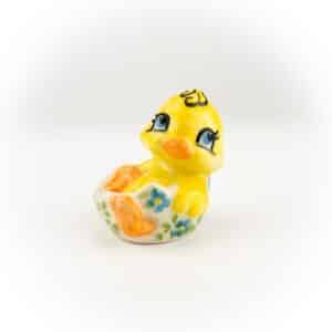 figurka ceramiczna, ozdoba, kaczuszka, kaczka, gąska, jajko wielkanocne, piesek, kot, ceramika bolesławiec, porcelana bolesławiec, porcelana figurka