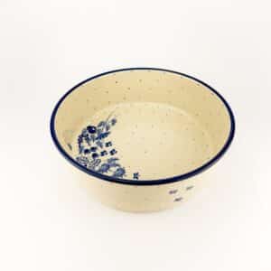 Miska, miski, salaterka, miska w kwiaty, miska bolesławiec, miska ceramiczna, duża miska, zastawa stołowa, naczynia ceramiczne, ceramika Bolesławiec