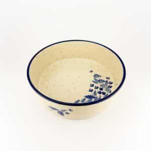 Miska, miski, salaterka, miska w kwiaty, miska bolesławiec, miska ceramiczna, duża miska, zastawa stołowa, naczynia ceramiczne, ceramika Bolesławiec