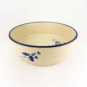 Miska, miski, salaterka, miska w kwiaty, miska bolesławiec, miska ceramiczna, duża miska, zastawa stołowa, naczynia ceramiczne, ceramika Bolesławiec