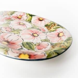 półmisek ręcznie malowany, unikat, ceramika bolesławiec