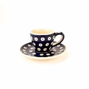 filiżanki do kawy, filiżanka espresso porcelana bolesławiec, ceramika bolesławiec, polska ceramika, ceramika bolesławiecka, Polish pottery