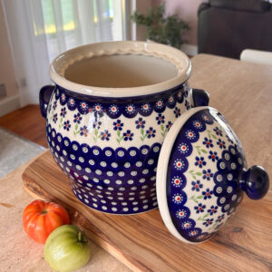 garnek hermetyczny kamionka, garnek hermetyczny, garnek do kiszenia, naczynie do kiszenia, ceramika bolesławiec