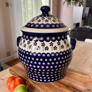 garnek hermetyczny kamionka, garnek hermetyczny, garnek do kiszenia, naczynie do kiszenia, ceramika bolesławiec