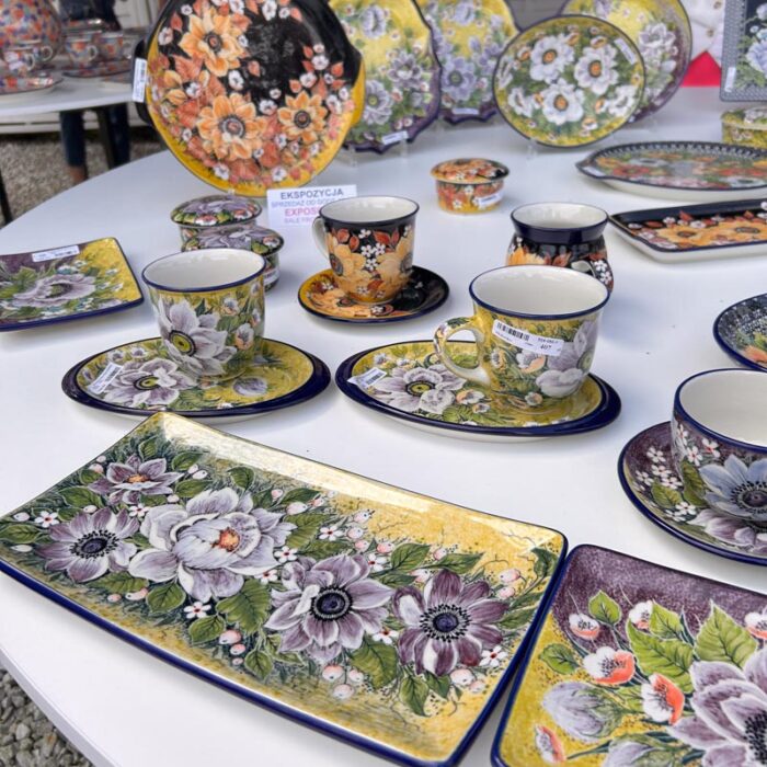 ceramika artystyczna ręcznie malowane naczynia Bolesławiec, ceramika Bolesławiec