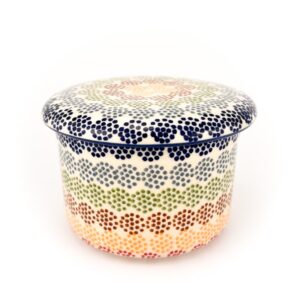 maselnica wodna, maselnica hermetyczna, maselnica francuska, ceramika Bolesławiec