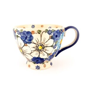 Filiżanka Bolesławiec, pojemność 400 ml, oryginalna ceramika Bolesławiec.