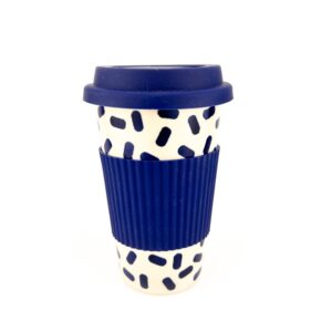 kubek termiczny, kubek turystyczny, kubek Bolesławiec, wykonany z ceramiki Bolesławieckiej