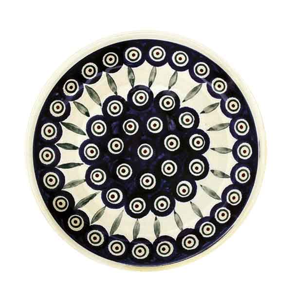Tradycyjne pawie oczko D 56 dekoracja bolesławiec, ceramika Bolesławiec