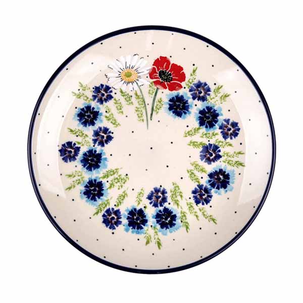 Wzór kwiaty polskie bukiet, ceramika artystyczna - ceramika Bolesławiec