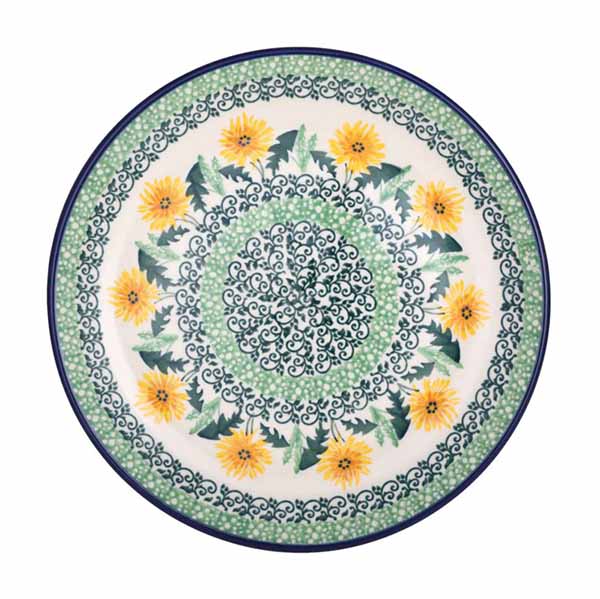 Wzór mlecze i dmuchawce ceramika artystyczna - ceramika Bolesławiec