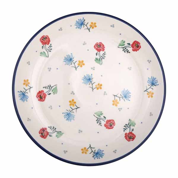 Wzór kwiaty polne ceramika artystyczna - ceramika Bolesławiec