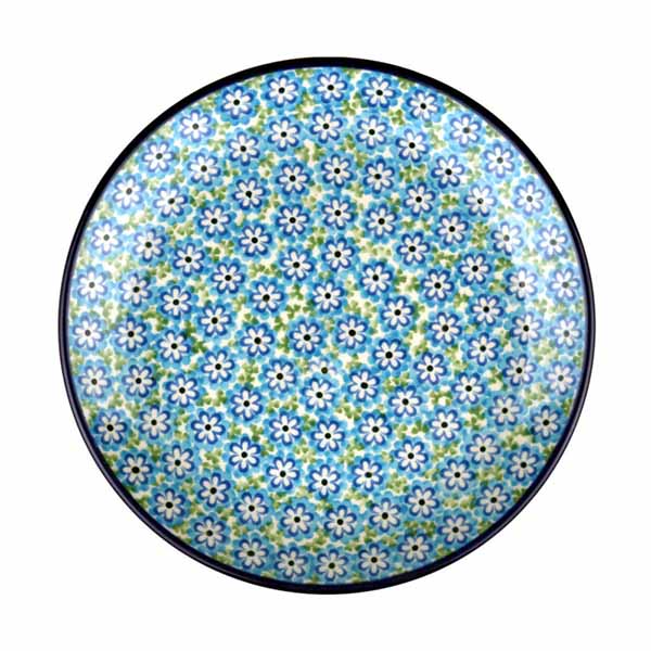 Wzór zielona łączka, kwiaty, ceramika artystyczna - ceramika bolesławiec