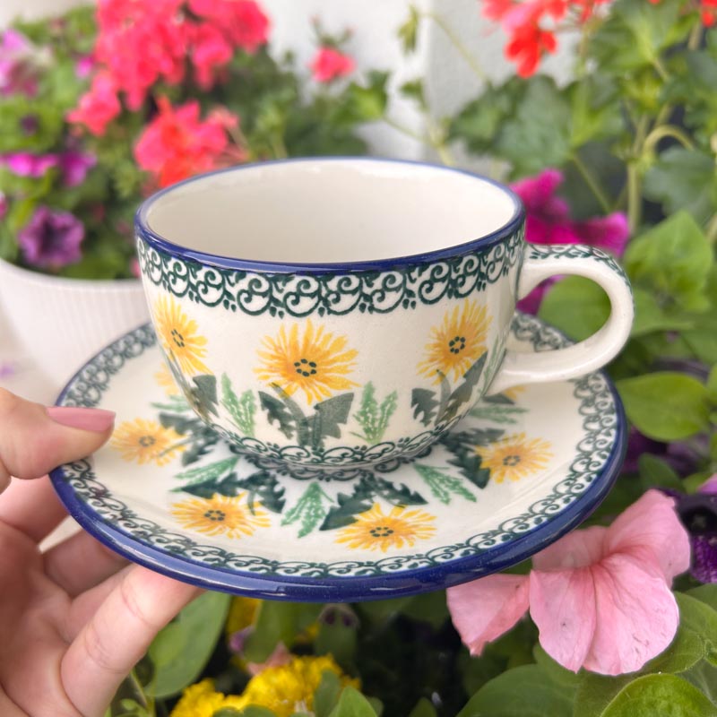 Filiżanka Bolesławiec, ceramika Bolesławiec