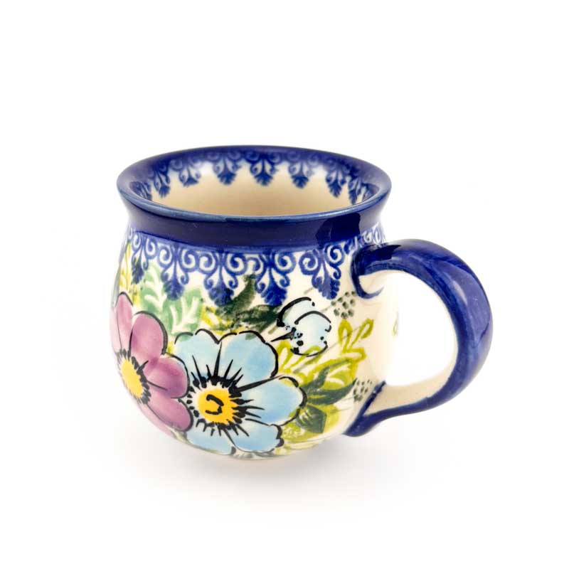 kubek czeski bolesławiec, kubek bolesławiec, kubek beczka, kubek szolka, kubek unikat bolesławiec