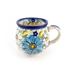 kubek czeski bolesławiec, kubek bolesławiec, kubek beczka, kubek szolka, kubek unikat bolesławiec