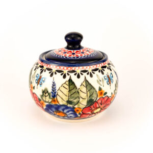 Cukiernica 149 bolesławiec, ceramika bolesławiec motyle