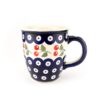 kubek mars bolesławiec, kubek w kropki, mars manufaktura bolesławiec