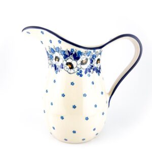 dzbanek anemony ceramika bolesławiec