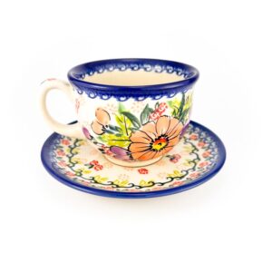 filiżanka unikat ceramika bolesławiec