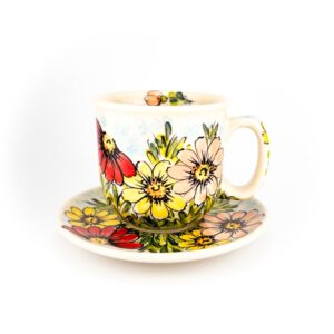 filiżanka do kawy ceramika bolesławiec