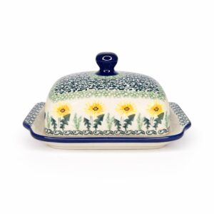 maselnica na całą kostkę masła ceramika bolesławiec