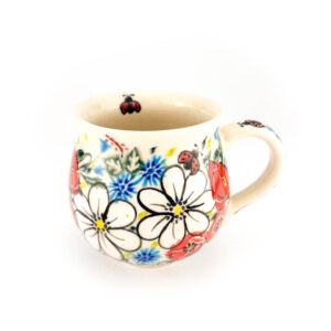 kolorowy kubek ceramiczny