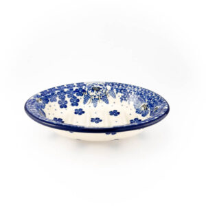 mydelniczka ceramiczna w kwiaty