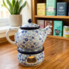ceramiczny czajnik z podgrzewaczem